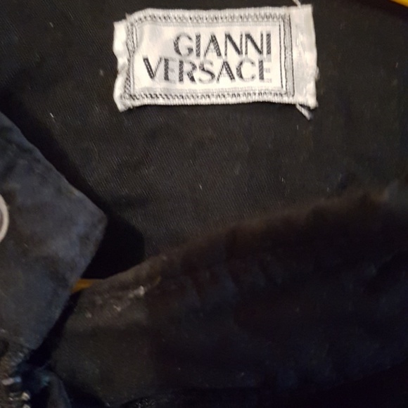 VERSACE LEATHER JACKET medium size M - Picture 2 of 4